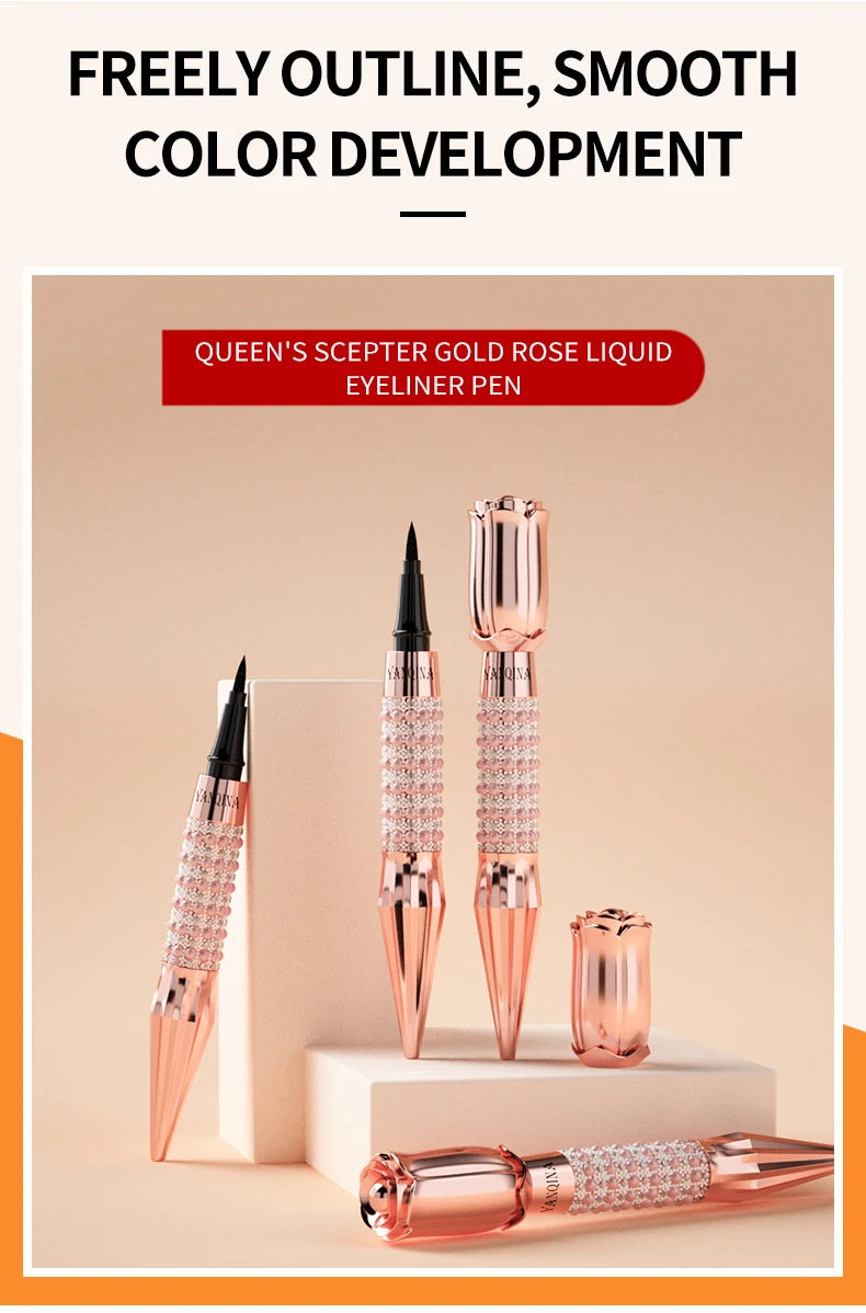 YANQINA Precision Liquid Eyeliner Pen – Waterproof, Long-Lasting, Quick-Dry