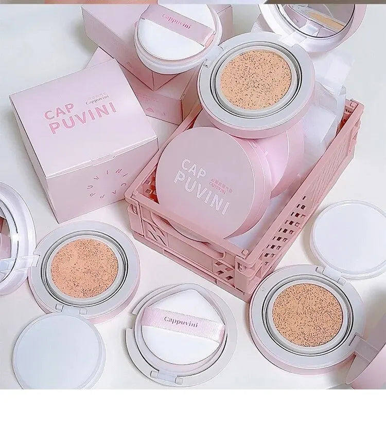 Cappuvini Liquid Air Cushion Concealer – Long-Lasting Brightening Foundation