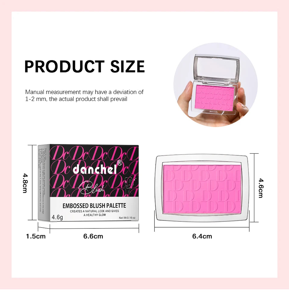 لوحة أحمر خدود هوت مات إمبوسد من ibcccndc | أحمر خدود بودرة ناعم عالي الصبغة