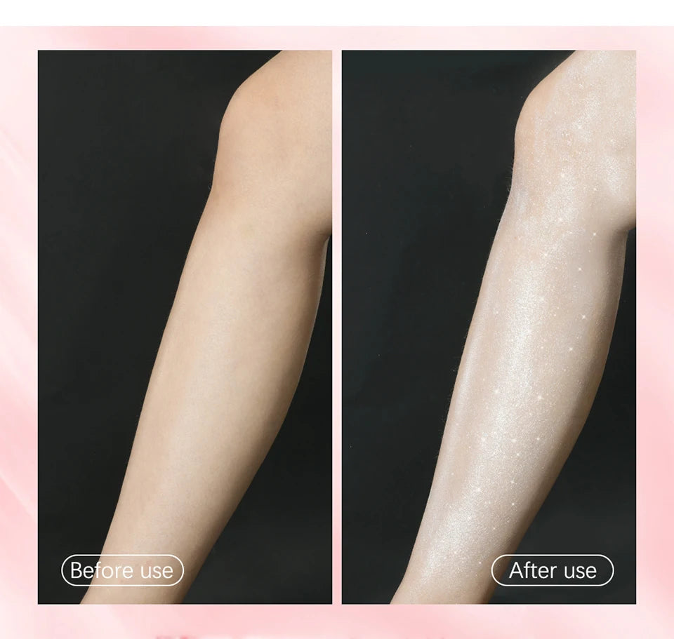 بودرة هايلايتر لاكيرين فيري جلو ثلاثية الألوان - وردي، ذهبي، برونزي لامع