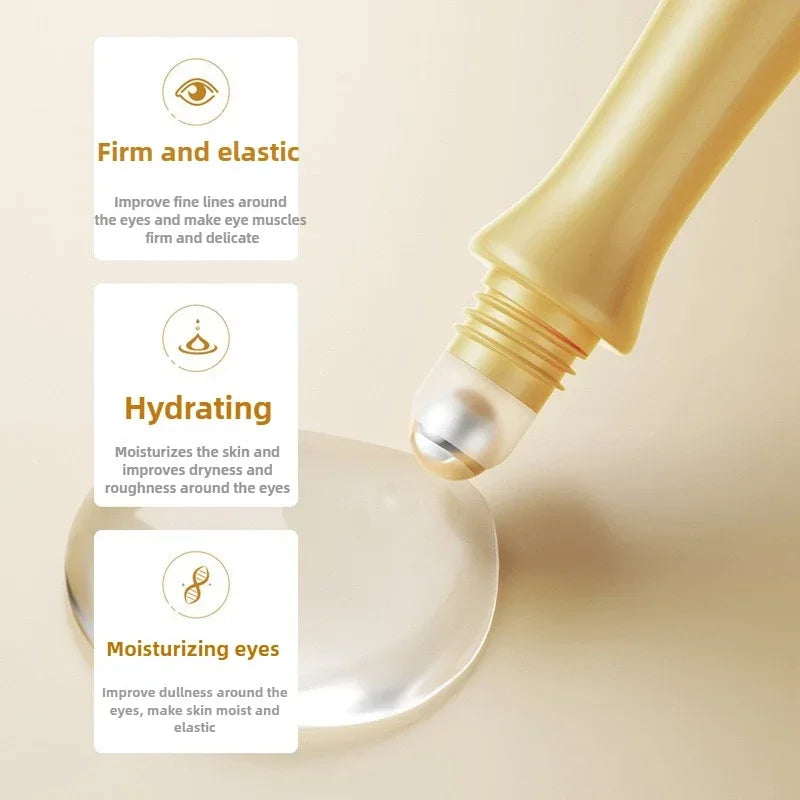 Set de cuidado facial antiedad LuxuryGlow con colágeno de caracol | Crema facial y sérum para contorno de ojos para arrugas y ojeras