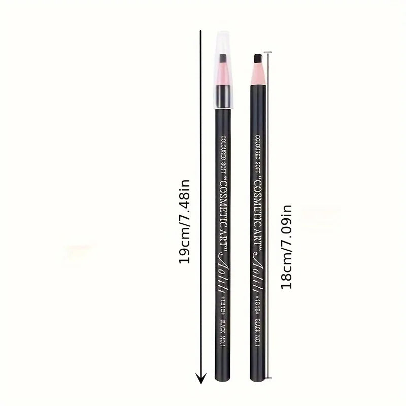 Lápiz de cejas desprendible LuxuryGlow resistente al agua: no se corre, no necesita afilarse, aspecto natural.