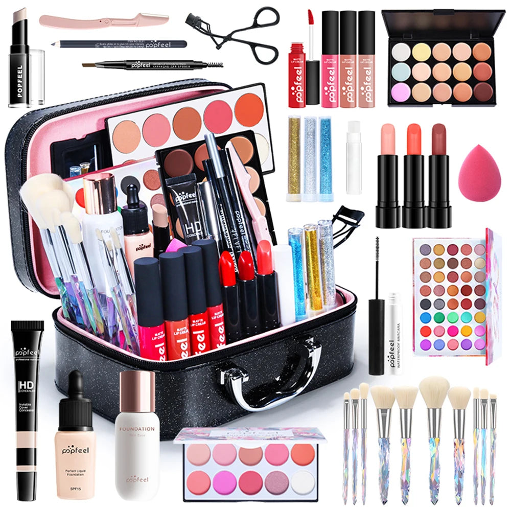 POPFEEL All-In-One Makeup Kit – Full Face Makeup Set for Women