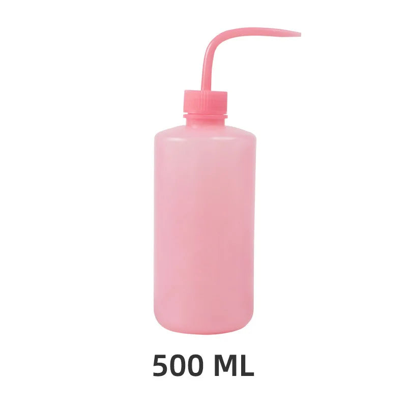 YASHICORAL 250/500ml Eyelash Cleaning Bottle – Curved Spout Lash & Brow Rinse Tool