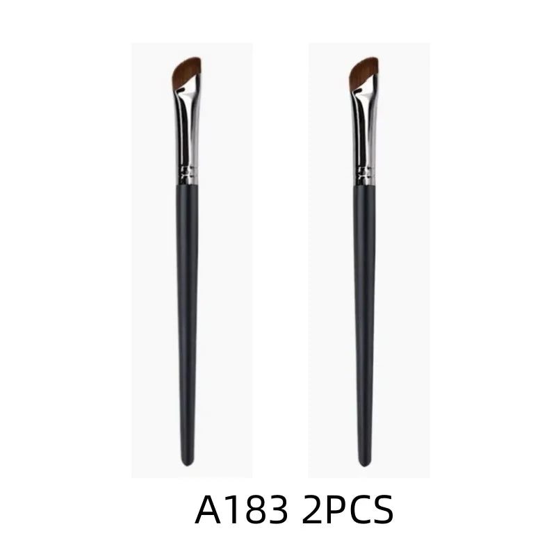 LuxuryGlow Ultra-Thin Angled Eyeliner & Eyebrow Brush | Precision Makeup Tool