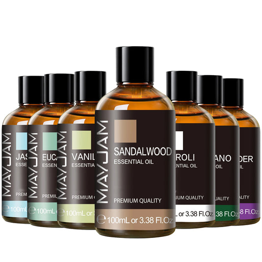 MAYJAM 100ml Pure Essential Oil – Aromatherapy Oil with Dropper for Humidifier, Candles & Diffusers