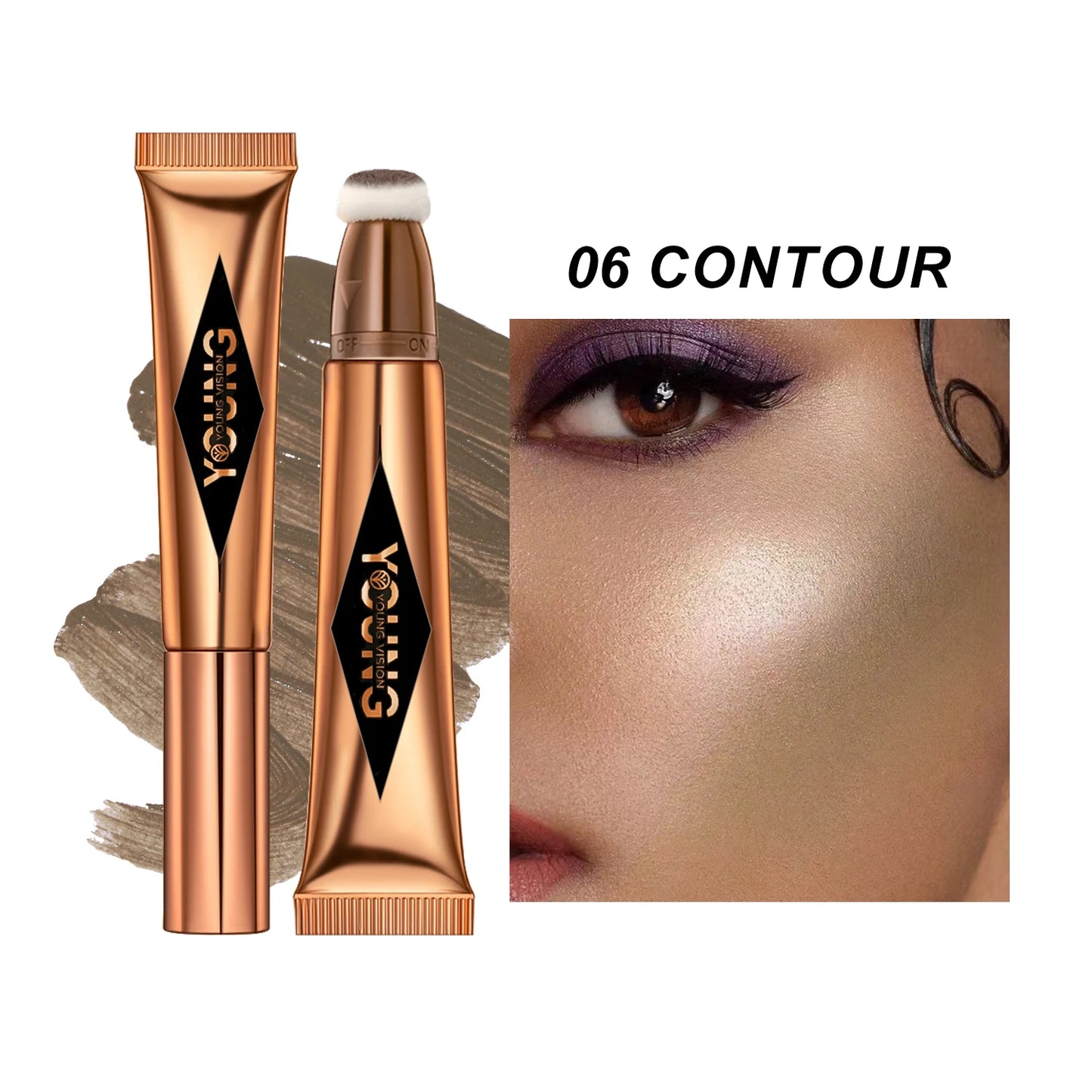 YOUNG VISION Air Cushion Blusher — Long-Lasting, Easy-to-Apply (6 Colors)