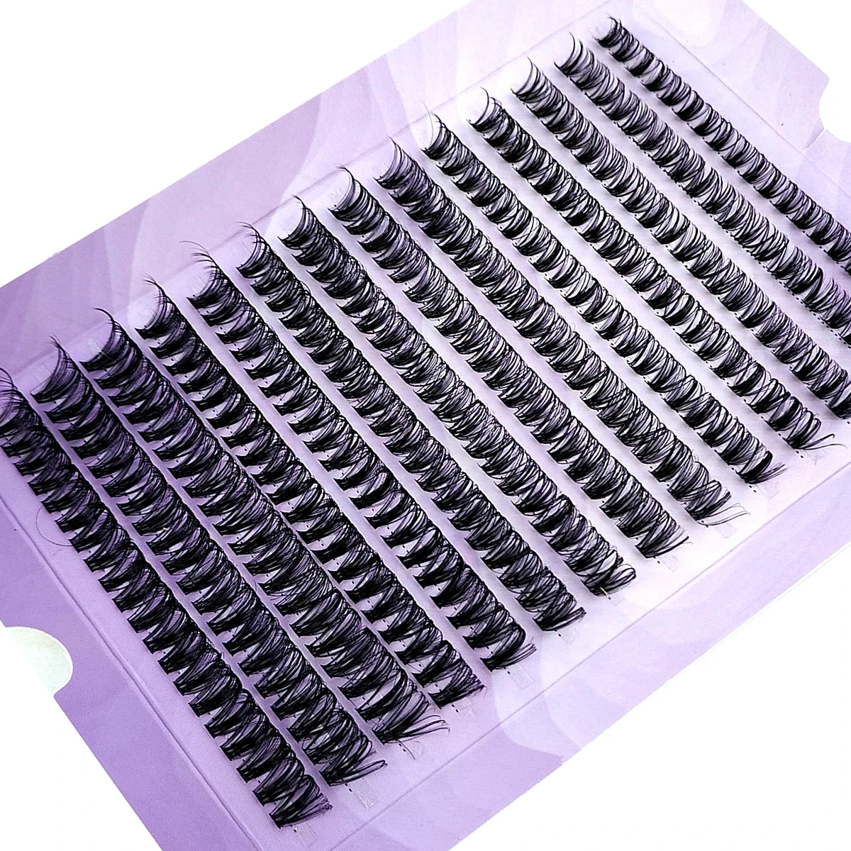 HBZGTLAD 280 paquetes de extensiones de pestañas de visón 3D 60D/80D: pestañas ultrafinas en racimo para hacer tú mismo