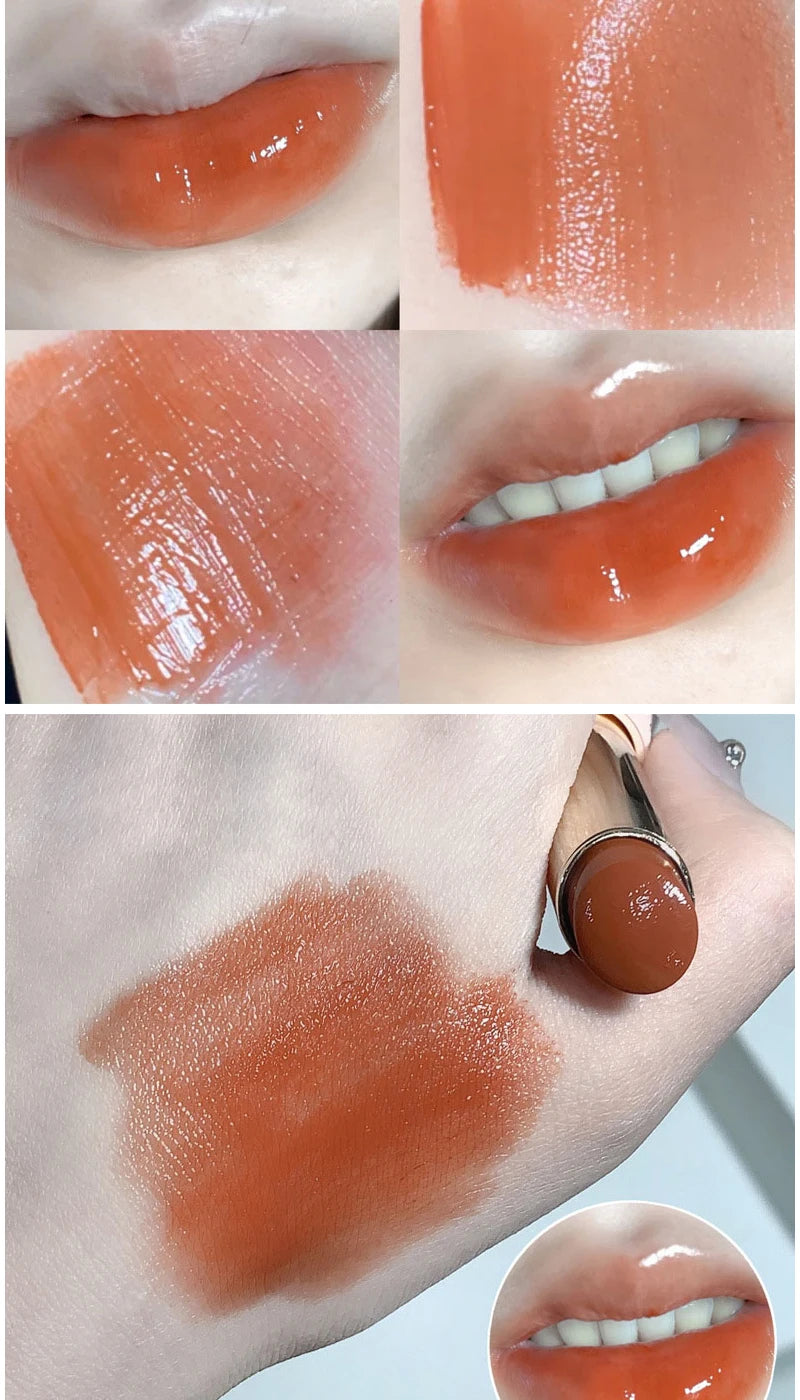 أحمر شفاه مرطب خفيف الوزن من LuxuryGlow - ناعم غير لامع، مرطب وغير لزج