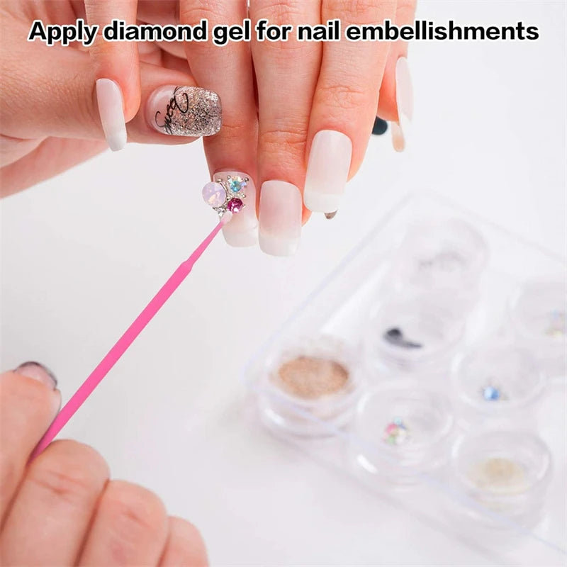 HMQ Beauty 100pcs Disposable Microbrush Applicators – Cotton Swabs for Eyelash Extensions & Beauty Use