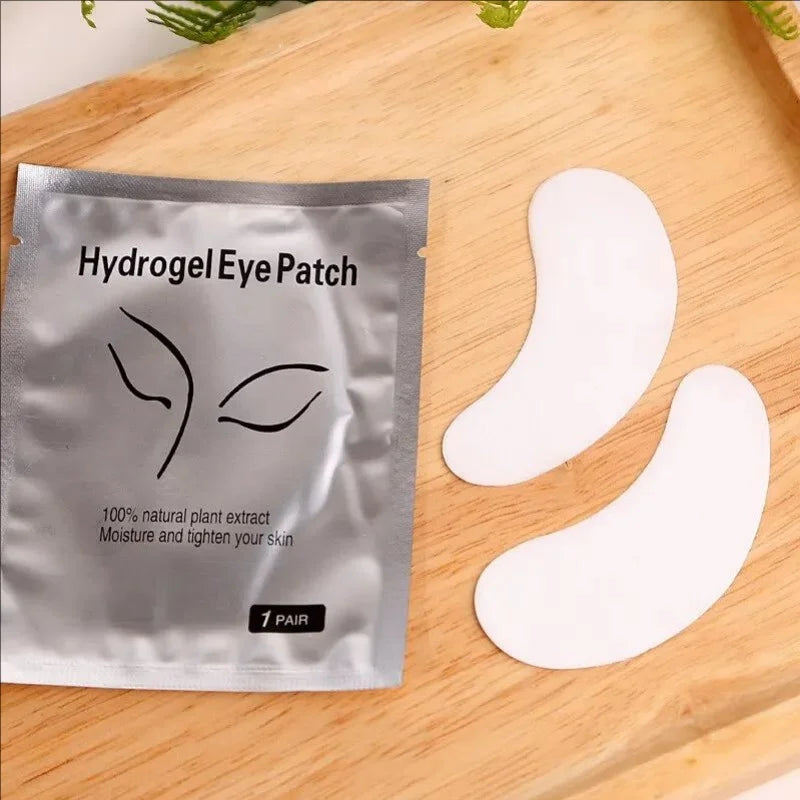 Parches de gel sin pelusa JPNPL MJ para el contorno de ojos: extensiones de pestañas y mascarillas para ojos
