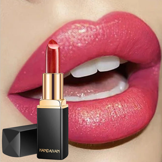 Handaiyan Pearl Moisturizing Lipstick – 9 Colors, Long-lasting Shine