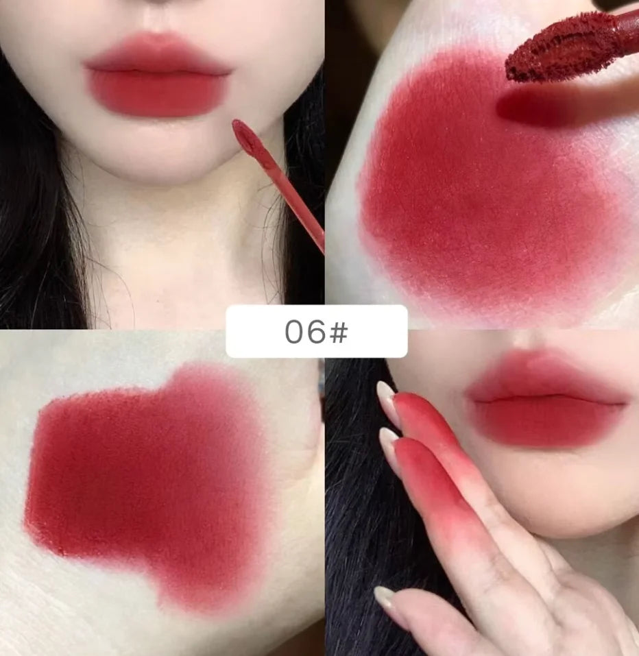 EELHOE Lindo y Esponjoso Barro Labial – Acabado Mate, Tinte Labial Ligero y Duradero