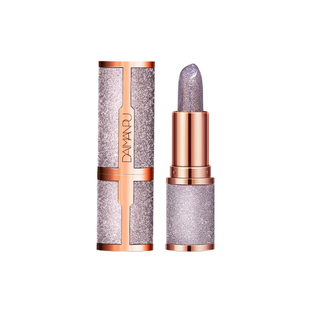 LuxuryGlow Color Changing Glitter Lipstick – Waterproof Moisturizing Matte Tint