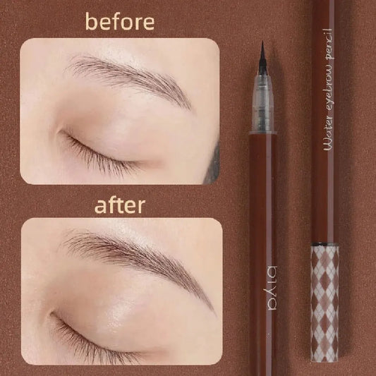 Lápiz ultrafino para cejas BIYA de 0,01 mm: resistente al agua, a las manchas y con acabado natural. 