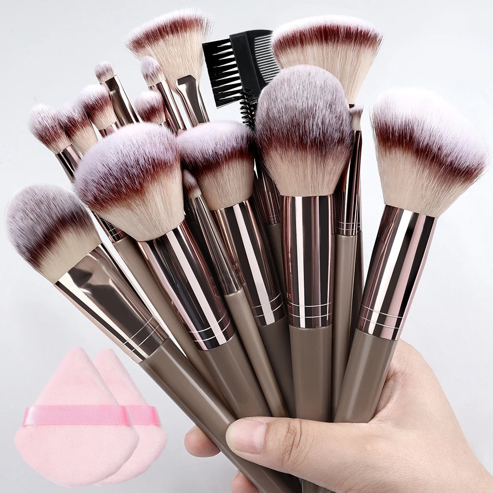 ZSRUNHUI 1–20 Pcs Professional Makeup Brush Set – Soft, Precise & Multi-Use