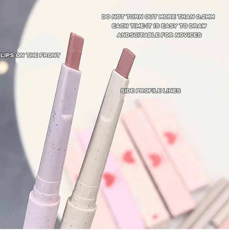 Delineador de labios mate Gege Bear Nude: lápiz aterciopelado resistente al agua y de larga duración 