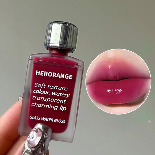 Laca de labios HERORANGE efecto cristal: brillo de espejo, hidratante y antimanchas (7 g)
