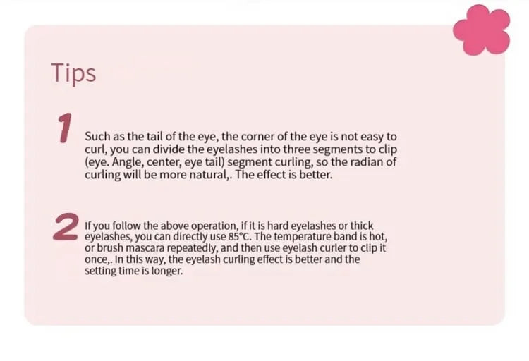 BeeChip Rechargeable Pink Electric Eyelash Curler – Fast Heating & Long-Lasting Curls