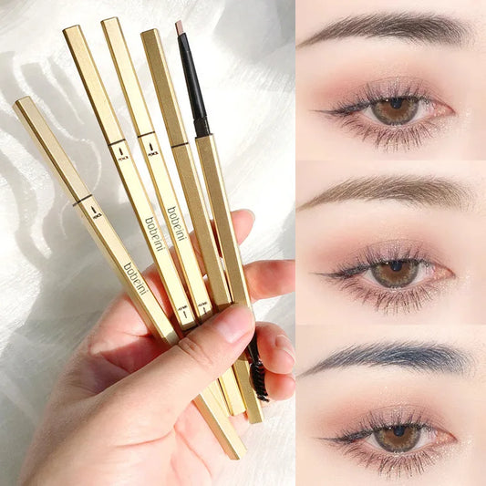 LuxuryGlow Double-Ended Eyebrow Pencil – Waterproof, Long-Lasting & Natural Finish