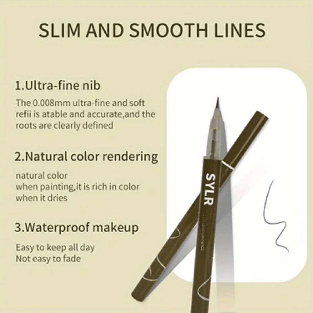 SYLR SYLR Ultra Fine Waterproof Eyebrow Pen – 0.008mm Tip, Smudge-Proof & Long-Lasting