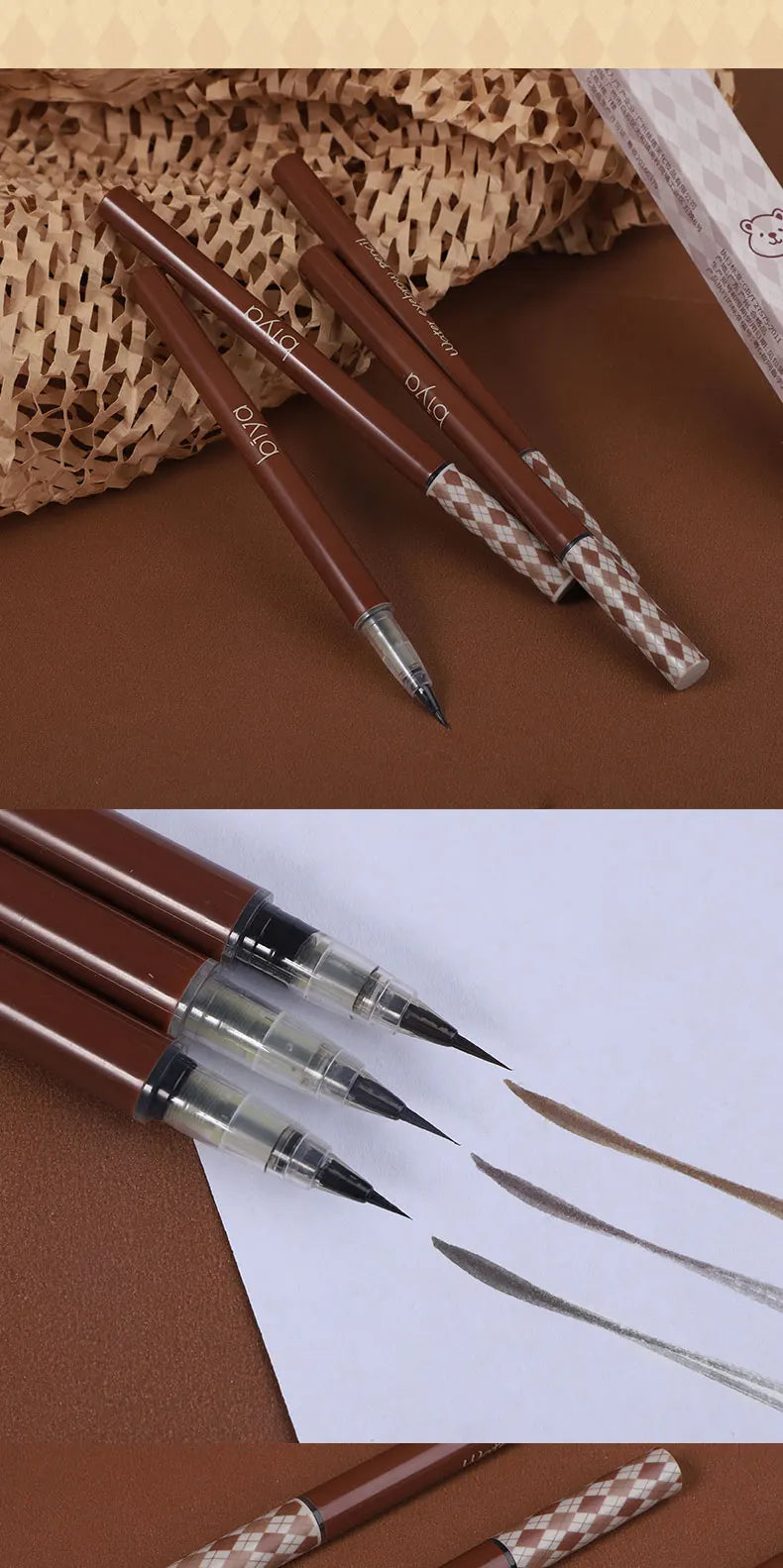 BIYA 0.01mm Ultra Fine Eyebrow Pen – Waterproof, Smudge-Proof & Natural Finish by BIYA