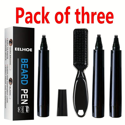 Eelhoe Beard Filling Pen Kit – Waterproof Beard Enhancer & Shaping Pencil for Men