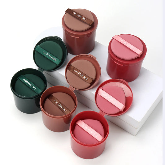 Karsyngirl 7PCS Strawberry Makeup Puff Set – Double-Sided Soft Cosmetic Sponges