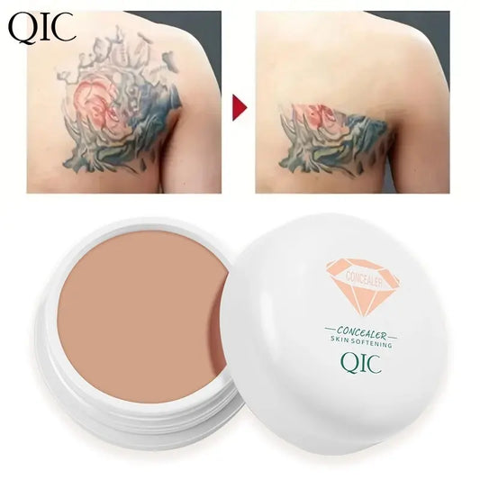 Corrector y crema BB QIC de alta cobertura, resistente al agua: de larga duración y antiojeras.