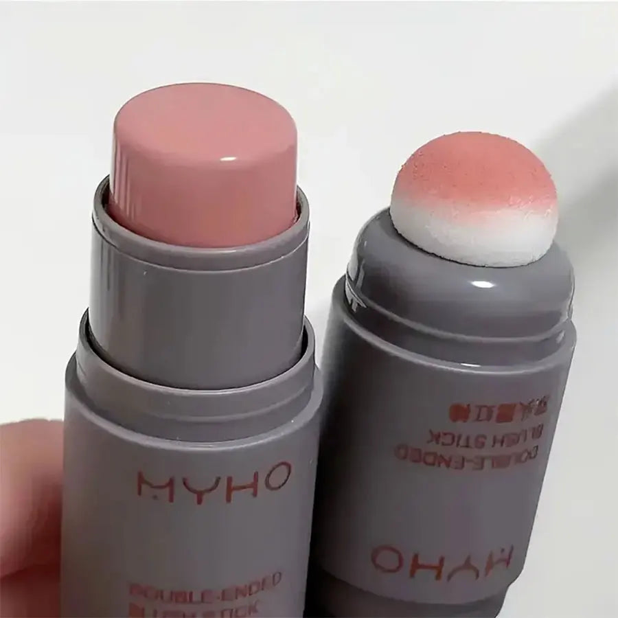 أحمر خدود كريمي مزدوج الأطراف من MYHO - لون طبيعي مطفي يدوم طويلاً
