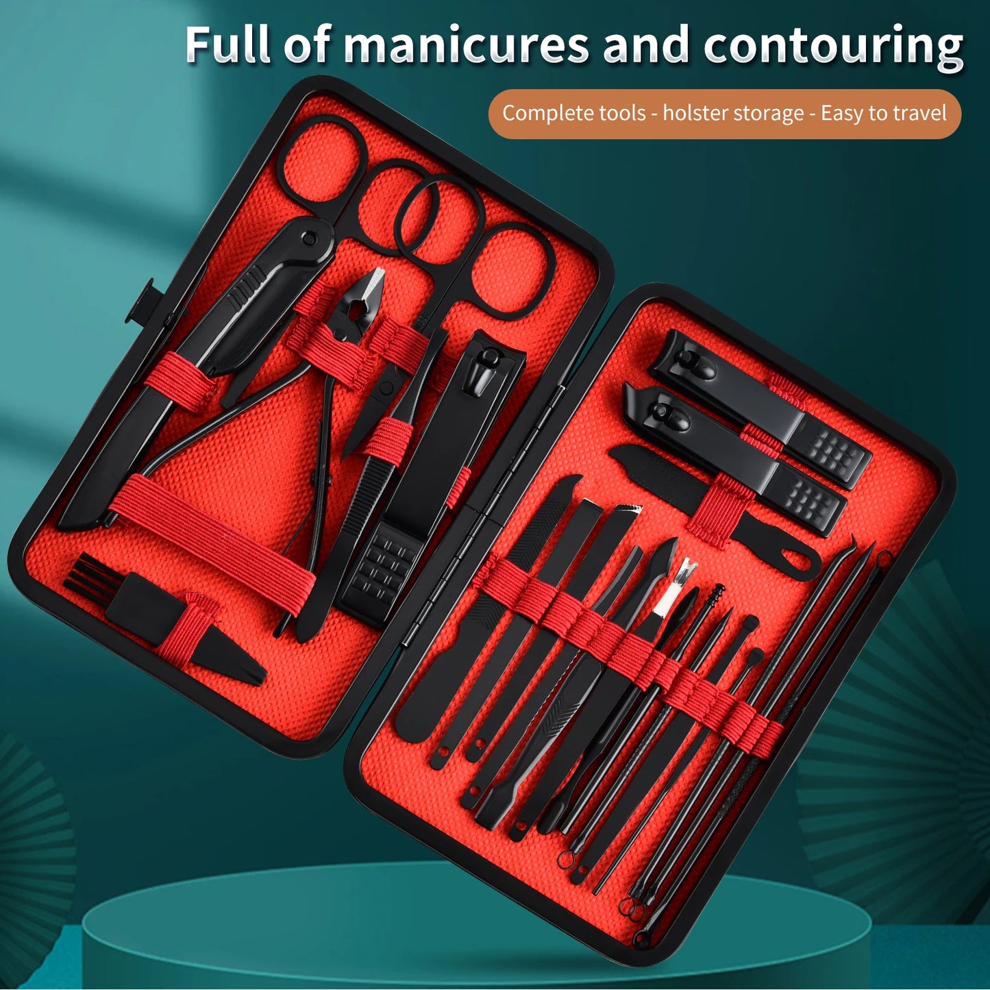 ouriner 7–24pcs Professional Nail Clippers Kit – Precision Grooming for Men & Women