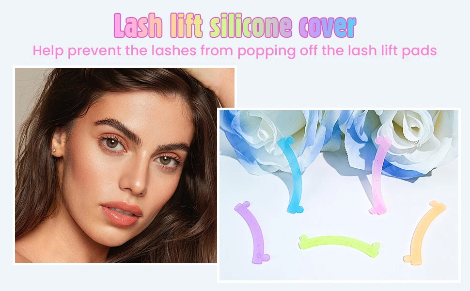 Varillas de silicona para levantamiento de pestañas Libeauty: 5 herramientas coloridas para la permanente de pestañas