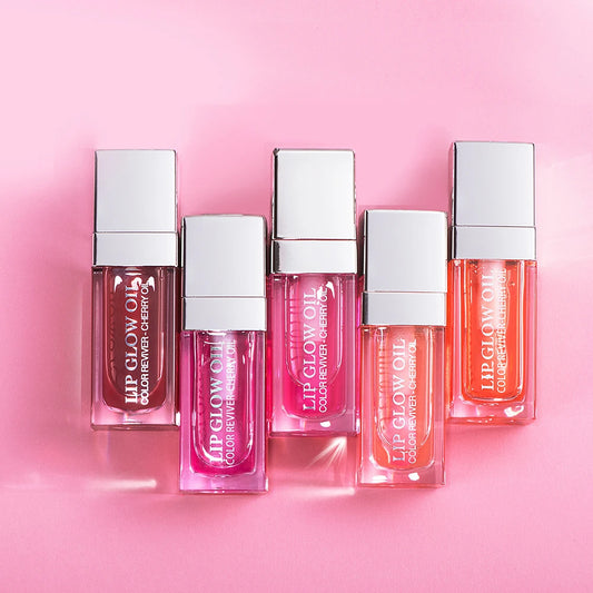ibcccndc Hydrating Lip Oil Gloss – Cherry Seed Moisturizing & Plumping Lip Balm