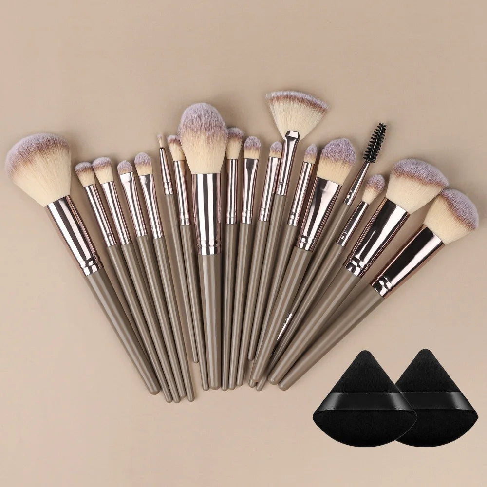 ZSRUNHUI 1–20 Pcs Professional Makeup Brush Set – Soft, Precise & Multi-Use