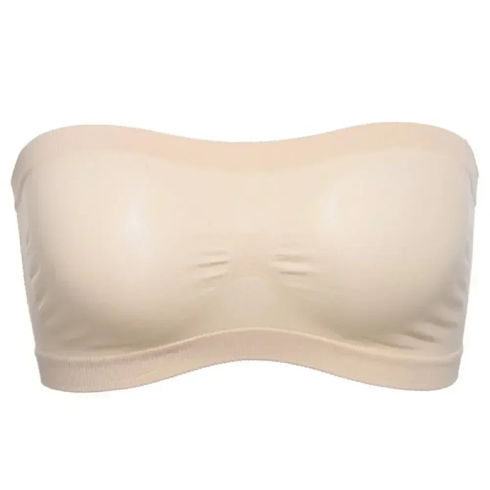 Sujetador de tubo de malla sin tirantes transpirable para mujer LuxuryGlow: un sexy sujetador bandeau de verano.