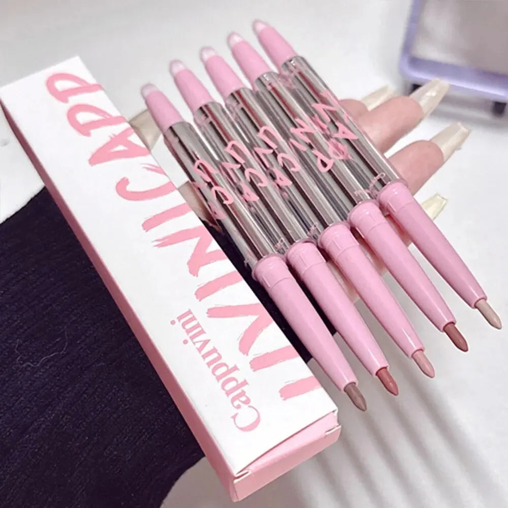 Cappuvini Nude Lip Liner with Brush – Long Lasting Matte Finish by Cappuvini
