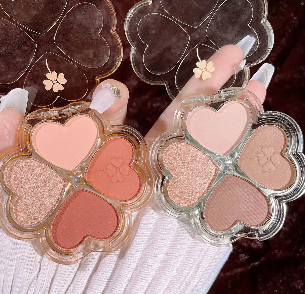 لوحة ظلال العيون دريم لاكي كلوفر من جوجو، 4 ألوان - ألوان مطفية ولامعة ومقاومة للماء