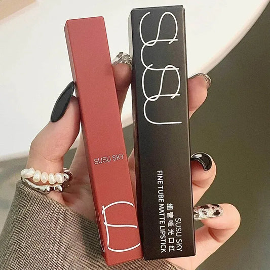 Lápiz labial mate HERORANGE TX010: resistente al agua y al sudor, 2 en 1 para labios y mejillas