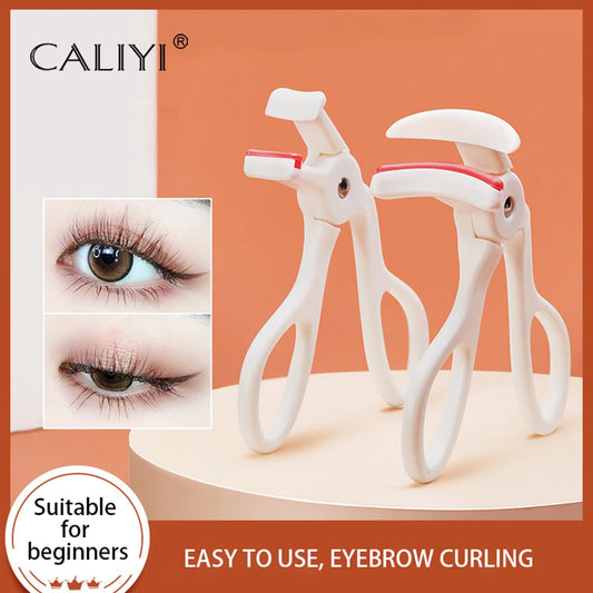 CALIYI Dual-Size Eyelash Curlers with Silicone Pads – For Big & Small Eyes
