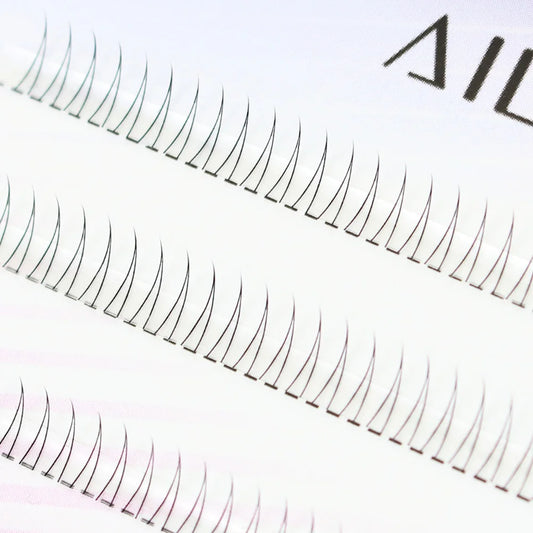 AILYRISS Manga J Curl V-Shape Under Eyelash Clusters – Natural Lower Lashes