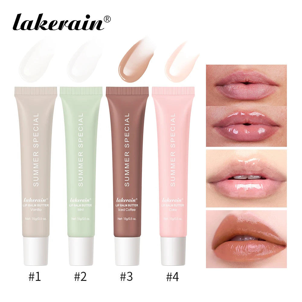 Bálsamo labial hidratante Lakerain Butter: cuidado labial hidratante, nutritivo y calmante.