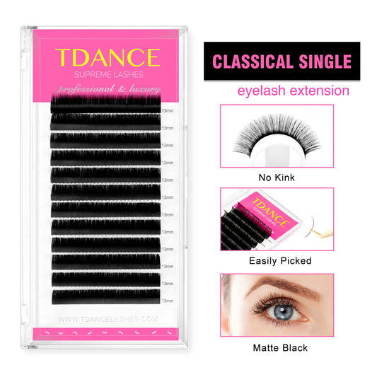 TDANCE Faux Mink Lash Extensions – Soft, Professional Individual Trays C60