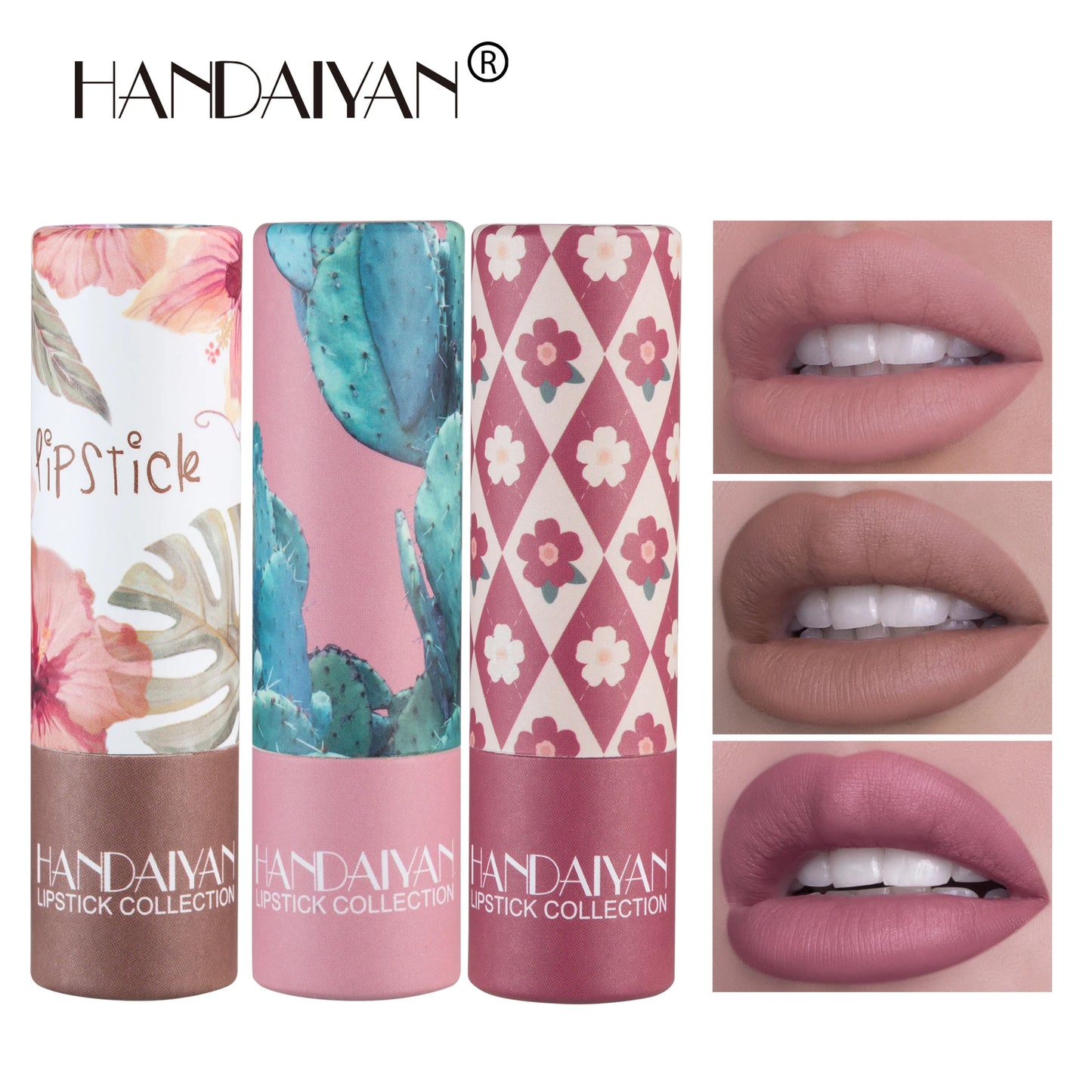 Handaiyan Naked Color Velvet Matte Lipstick – Long-Lasting & Moisturizing