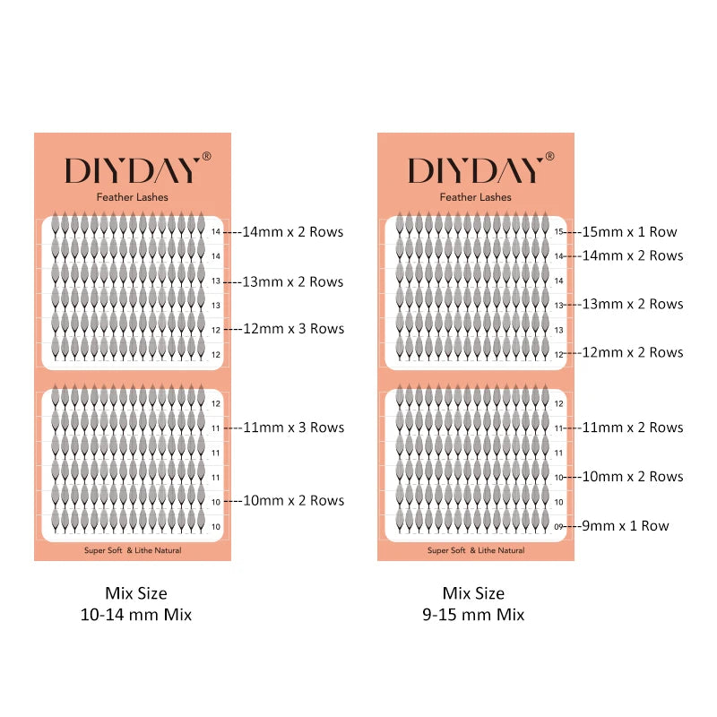 DIYDAY Comic Spire Manga Eyelash Extensions – Feather-Light Anime Look