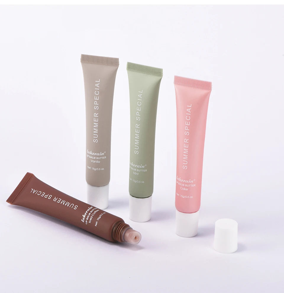 Bálsamo labial hidratante Lakerain Butter: cuidado labial hidratante, nutritivo y calmante.