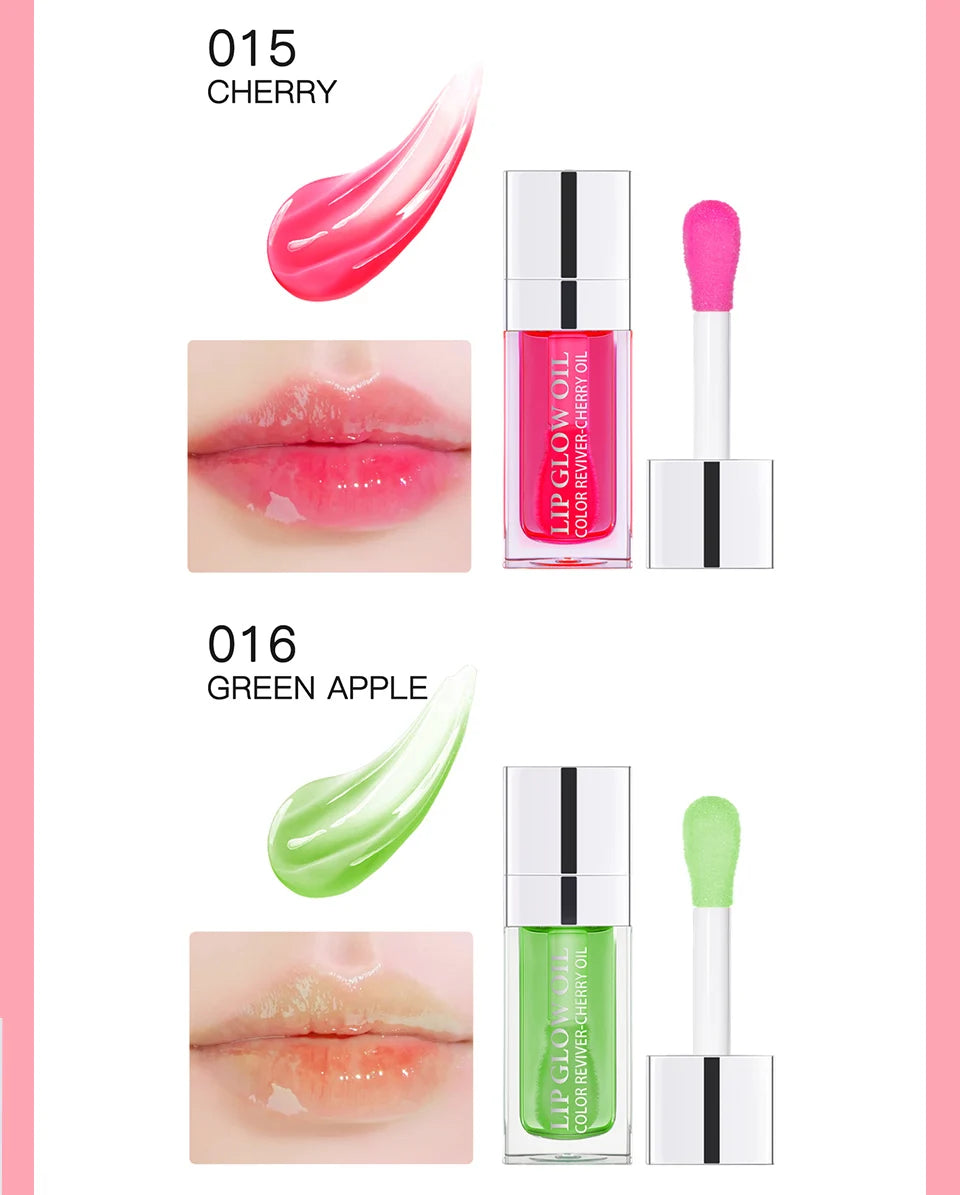 Bálsamo labial hidratante ibcccndc con aceite y brillo labial – Bálsamo labial hidratante y voluminizador con semillas de cereza