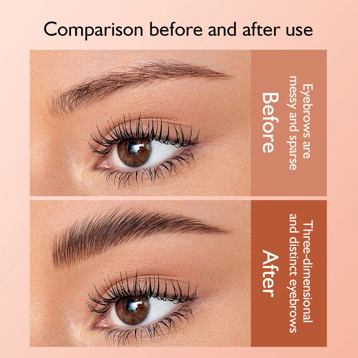 جل تصفيف الحواجب الشفاف المقاوم للماء من لاكشري جلو - يدوم طويلًا ويمنح ثباتًا طبيعيًا