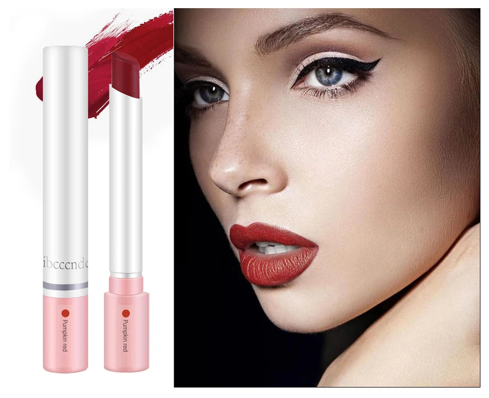 ibcccndc - Set de labiales mate de 4 colores: brillo labial resistente al agua y de larga duración