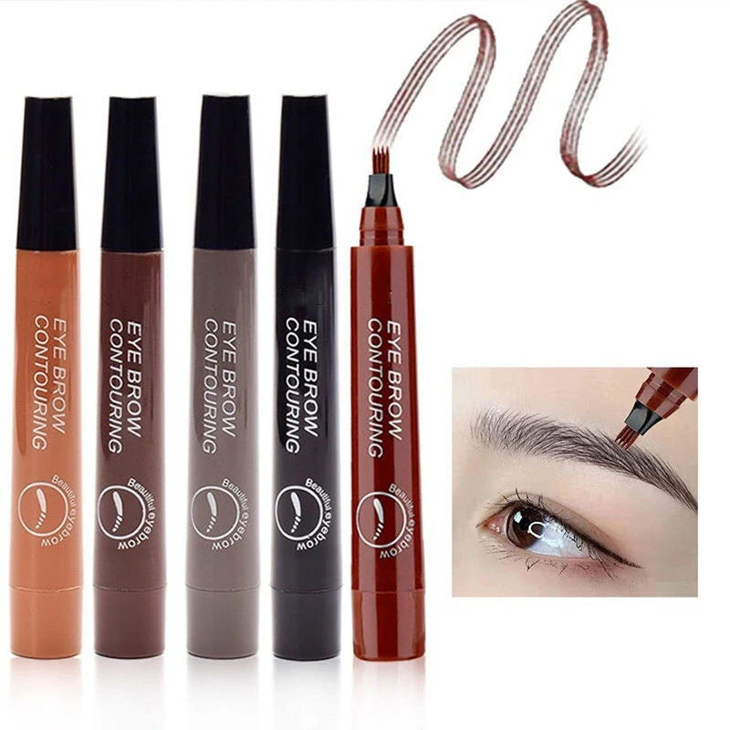 LuxuryGlow Waterproof Eyebrow Tattoo Pen – Microblading Effect Liquid Brow Pencil