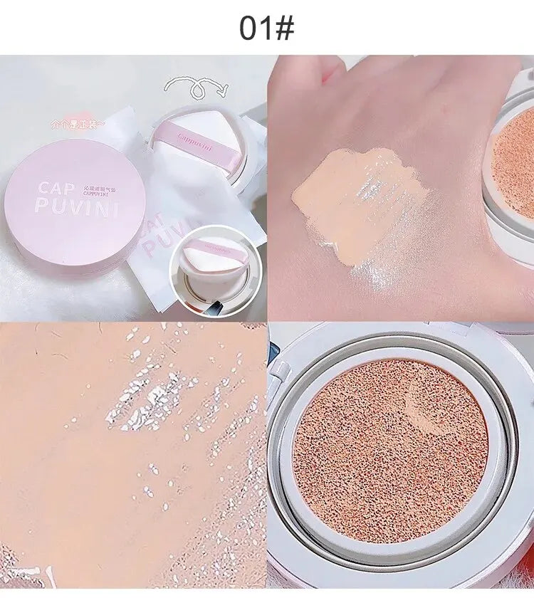 Cappuvini Liquid Air Cushion Concealer – Long-Lasting Brightening Foundation